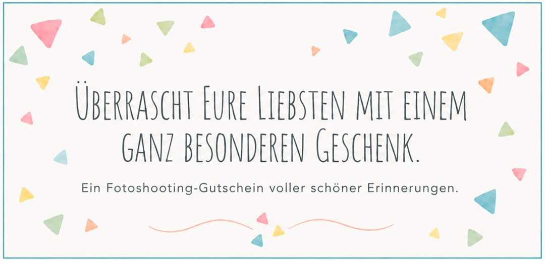 Fotoshooting-Gutschein Petit Camera Fotoshooting-Gutschein von Petit Camera als besonderes Geschenk